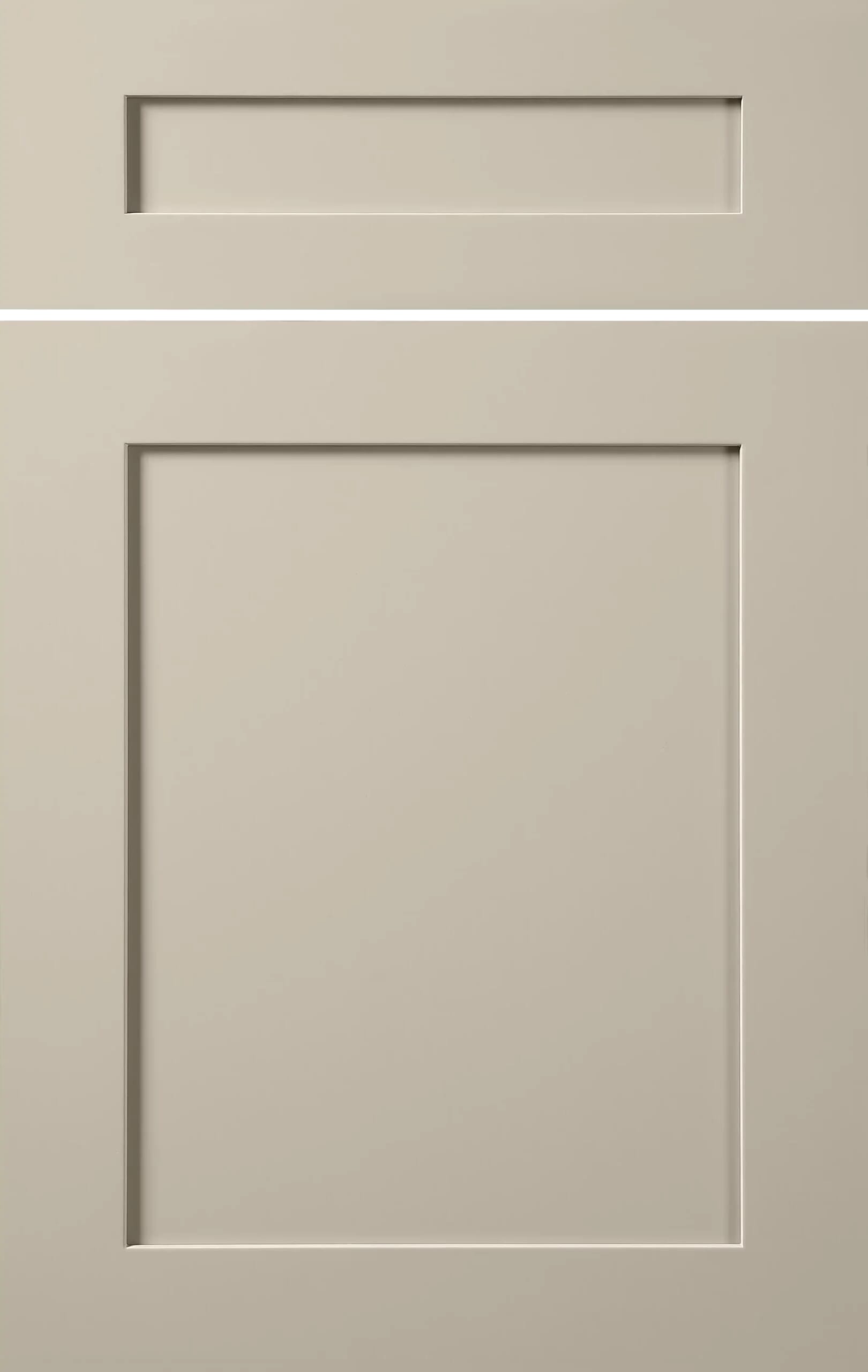 KINGSTON Harvest Taupe shaker style kitchen cabinet door with warm taupe finish