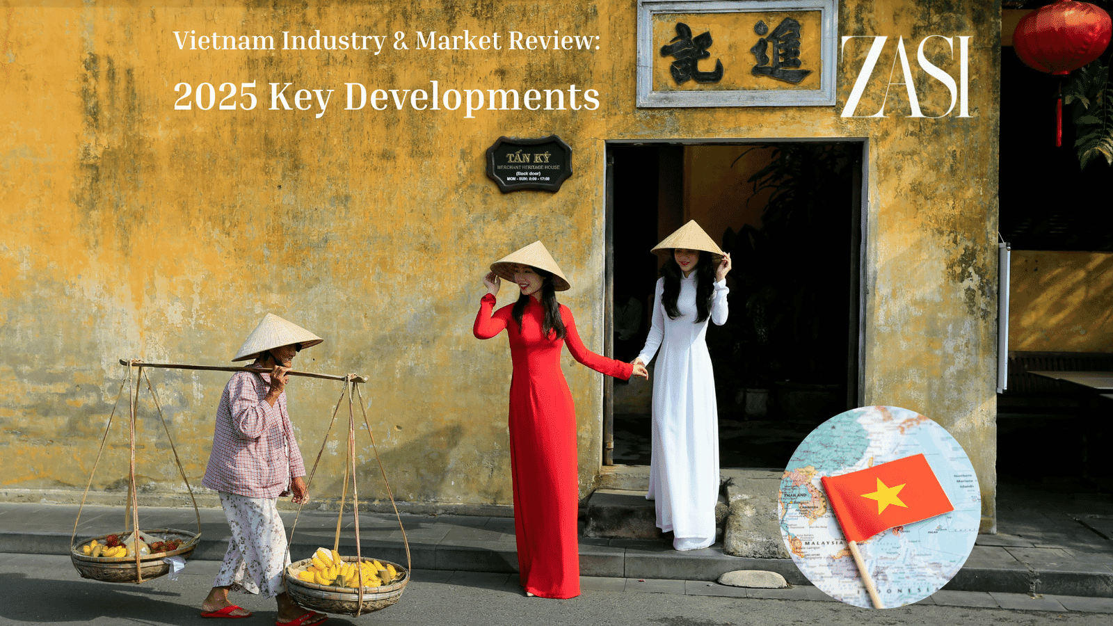 Vietnam economic outlook 2025 with Hoi An ancient town representing growth, stability, and investment opportunities