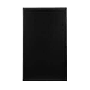 Slim shaker style wall cabinet W1830 in Sherwin-Williams Tricorn Black finish front view