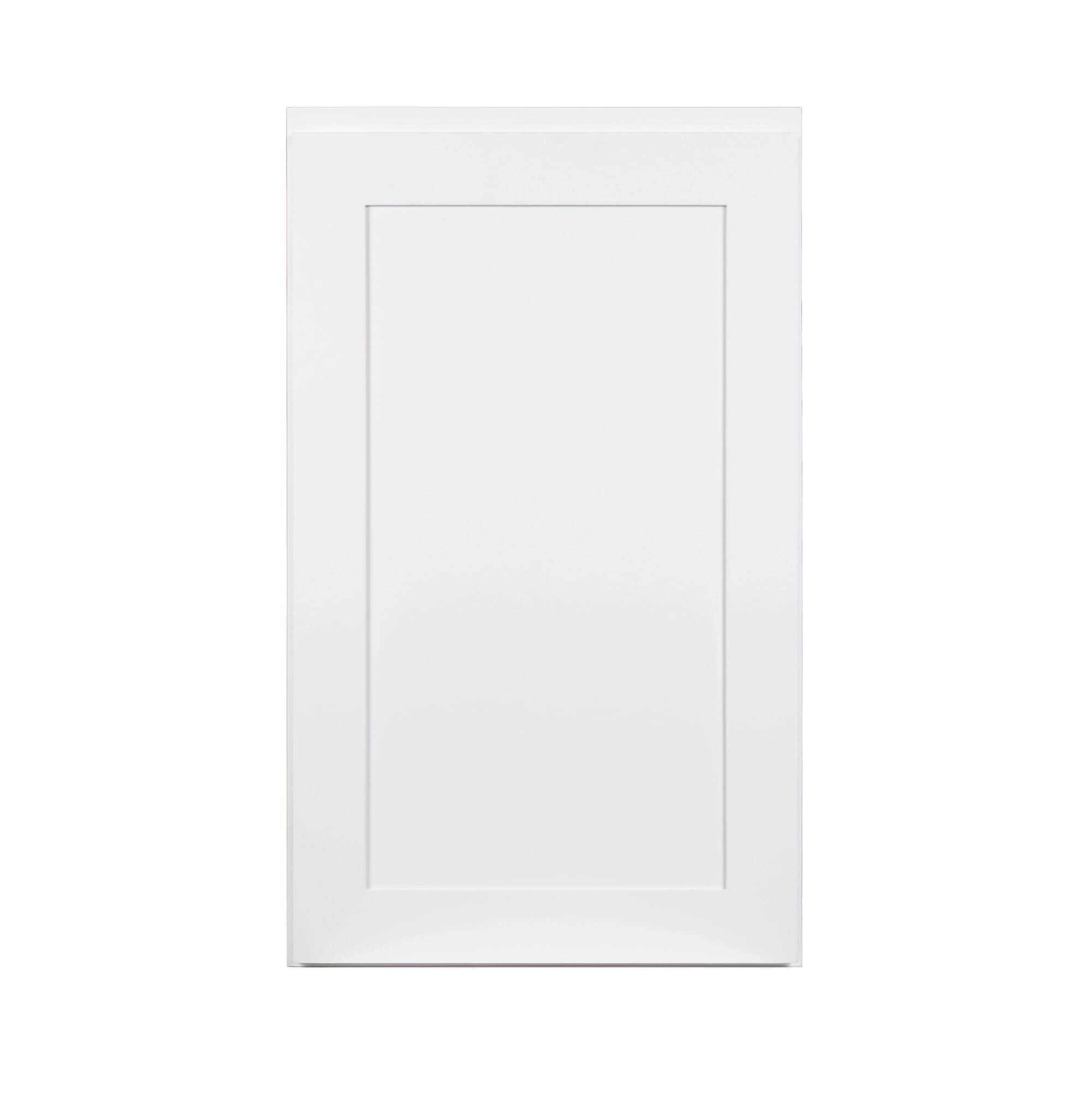 Koville Cabinetry Kingston White Shaker wall cabinet W1830 with clean recessed panel design fron view