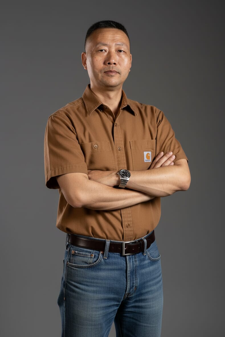 Yang Jinlong, Woodworking Workshop Supervisor for Carcase and Drawer Boxes at ZASI Cabinetry.