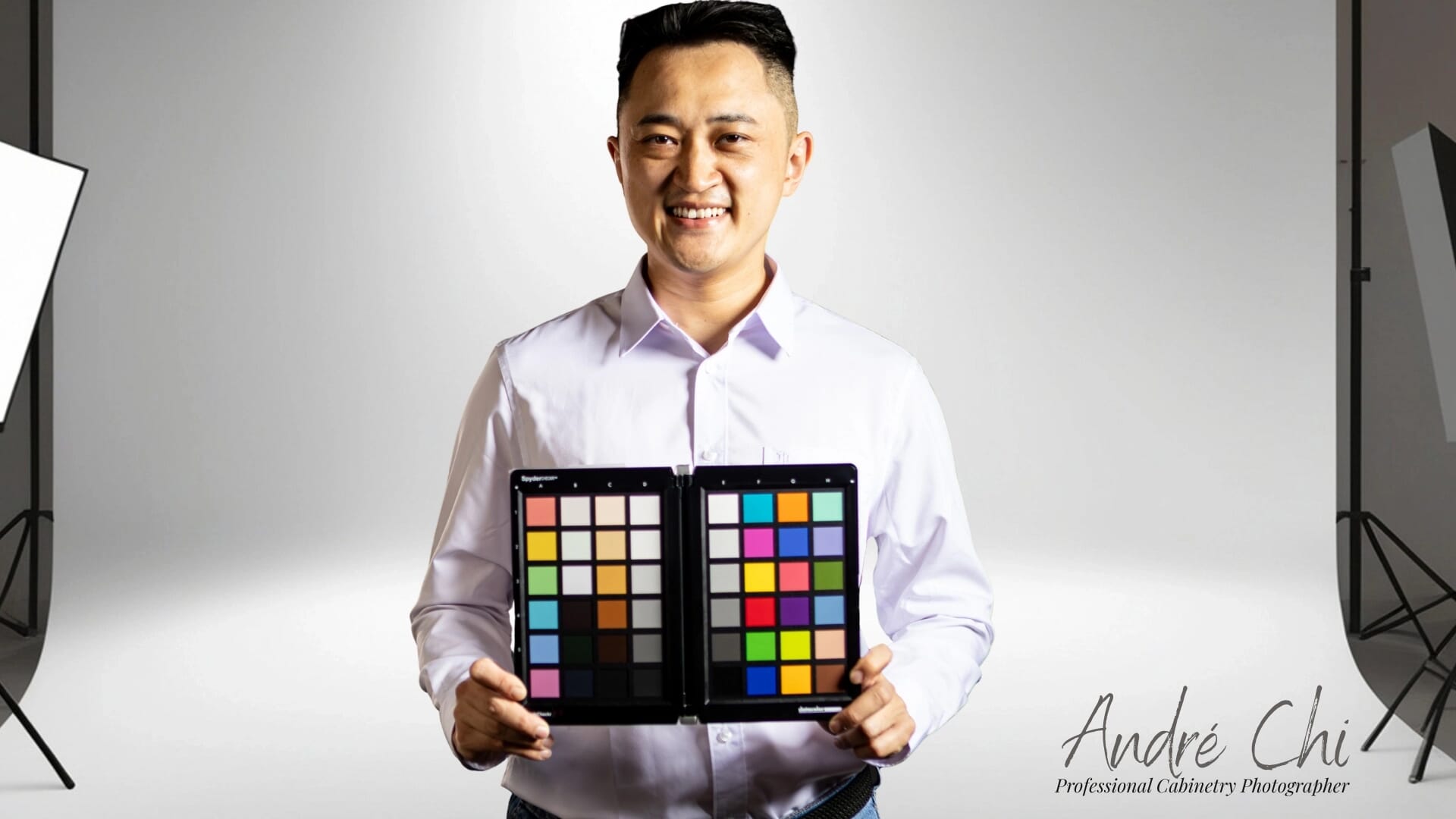 André Chi, professional cabinetry photographer specializing in cabinet product imaging and color accuracy