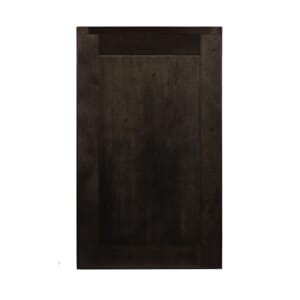 Kingston Charcoal Black W1830 wall cabinet with 100% Siberian birch solid wood frame and Sherwin-Williams finish. front view