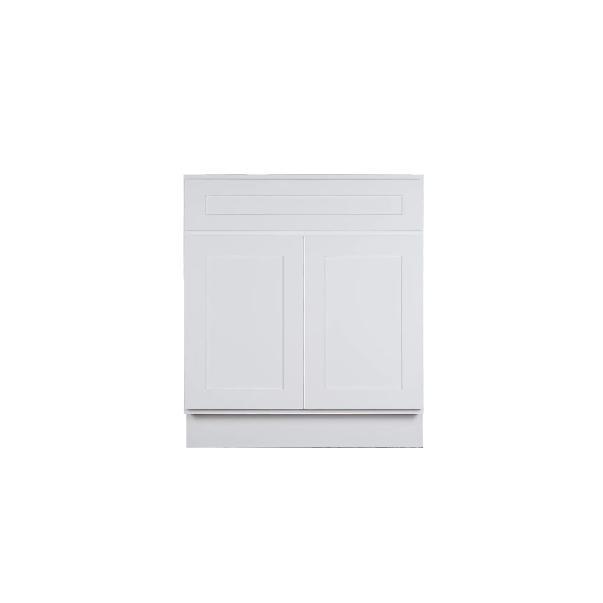 Koville Kingston White Shaker SB30 sink base cabinet 30 inch white shaker kitchen sink cabinet