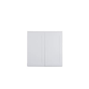 Koville Kingston White Shaker W3030 wall cabinet 30 inch wide 30 inch high shaker style white kitchen cabinet